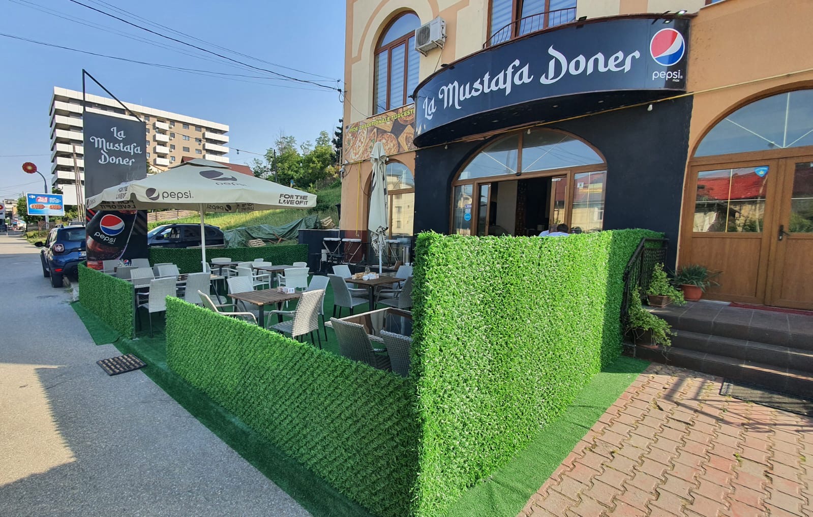 Plasa gard viu artificial