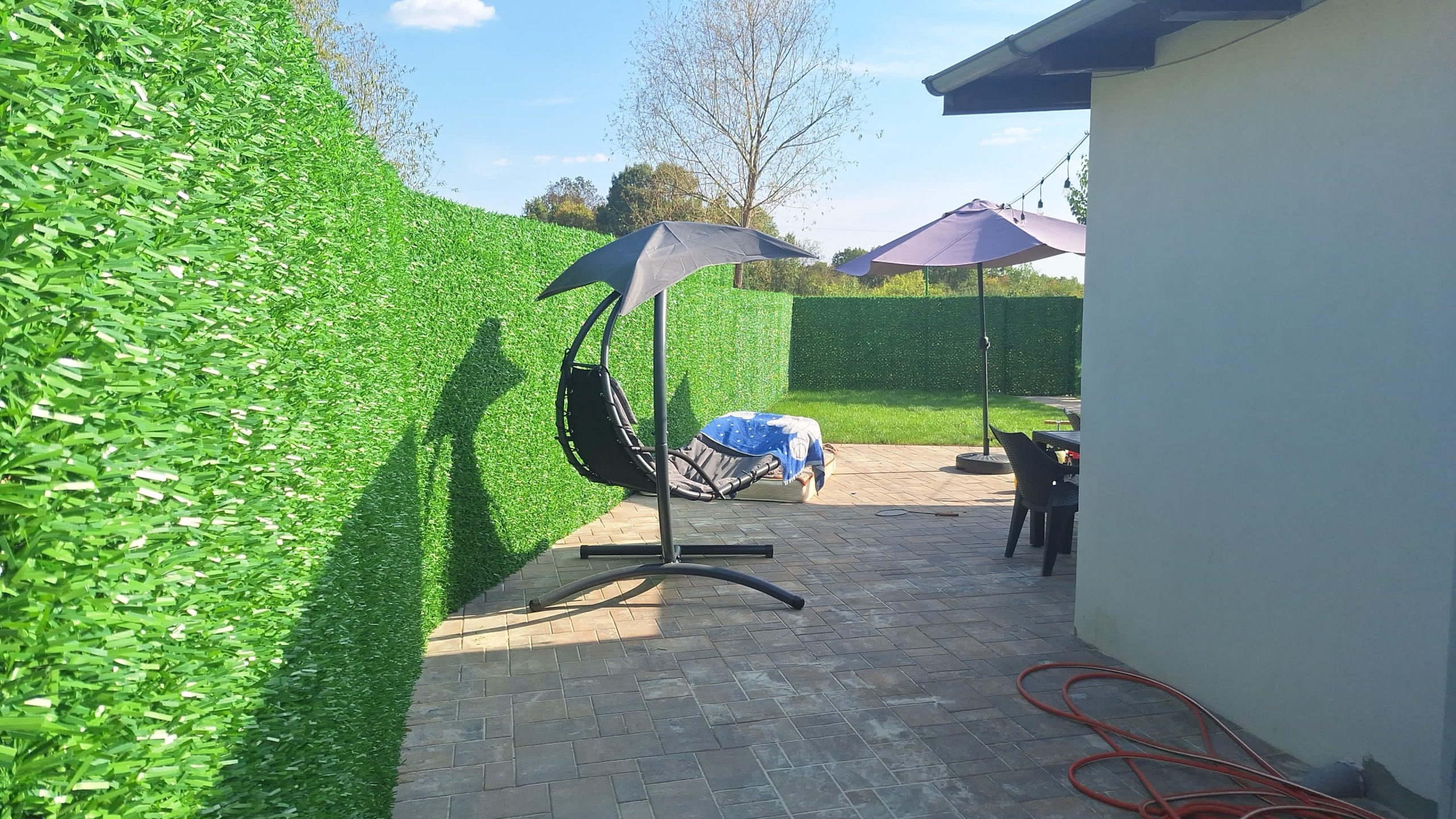 Plasa gard viu artificial