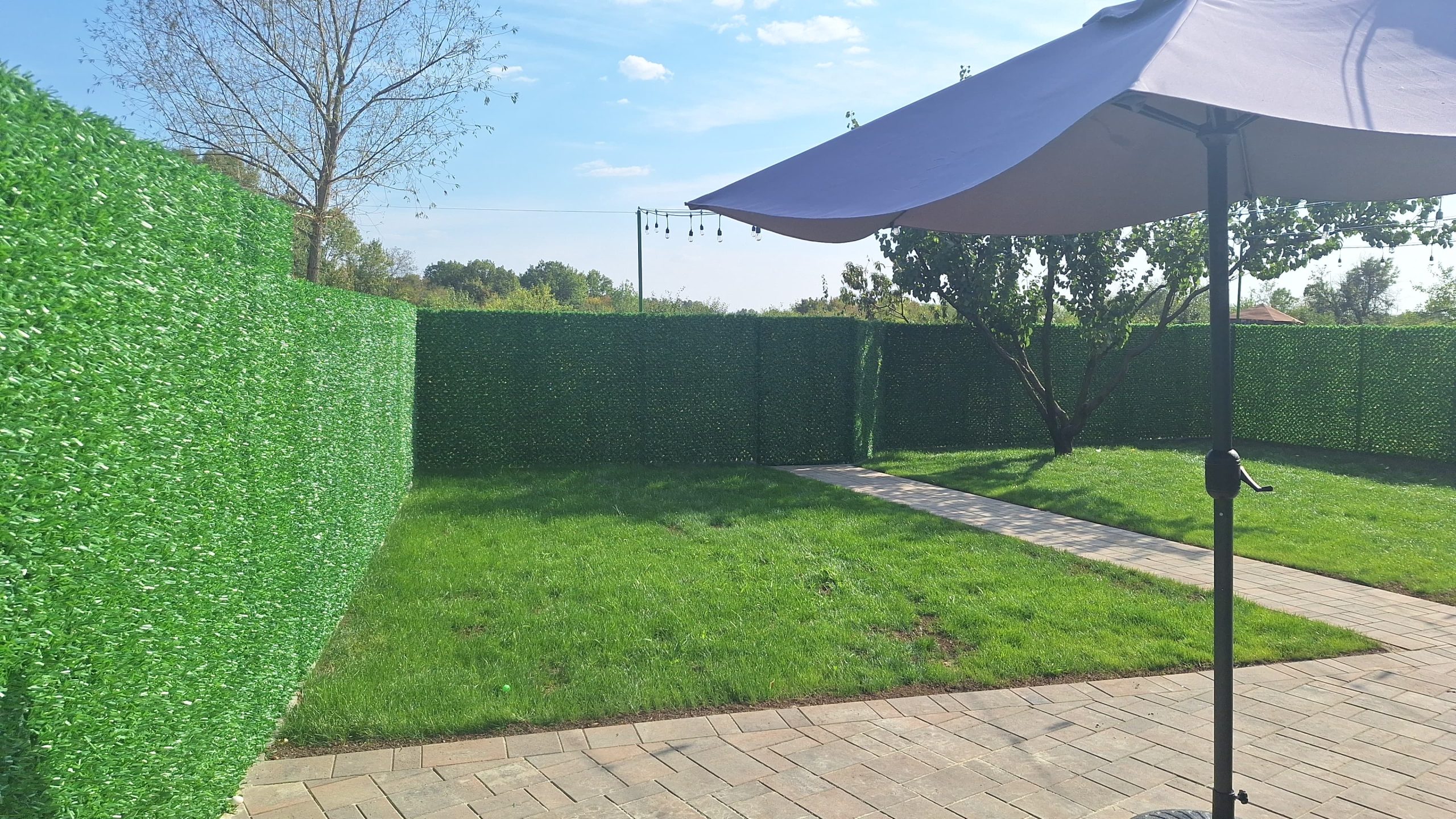 Plasa gard viu artificial