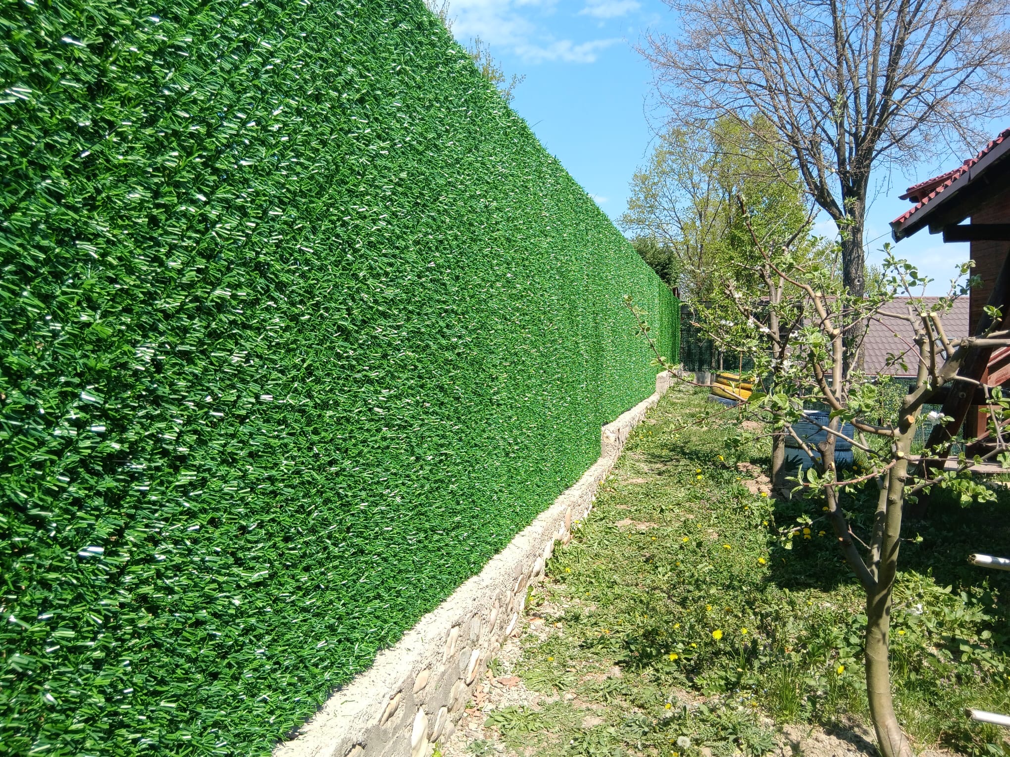 Plasa gard viu artificial